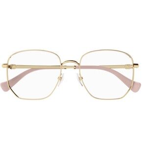 Gucci Gold Wireframe Glasses GG1420OK